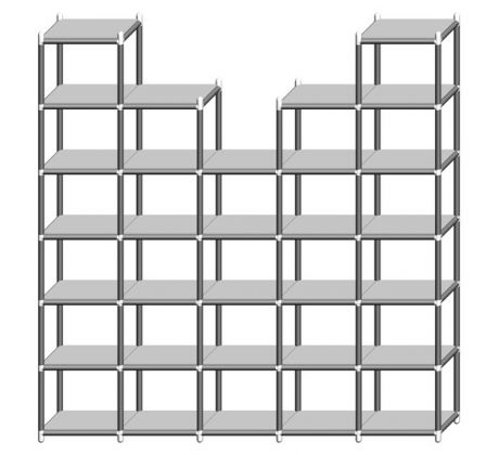 RegUni62 228x33x233cm